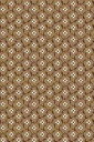 Sajou(サジュー) 綿生地 45x65cm はぎれ 【Coupon tissu Abreuvoir marron coordonné 1】 フラン...