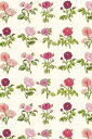 Maison Sajou プリント生地 45x65cm はぎれ 【COUPON TISSU PUR COTON LES ROSES DE JOSÉPH...