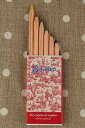 サジュー(Maison Sajou) 色鉛筆 【SIX CRAYONS DE COULEURS TOILE DE JOUY ROUGE】 文房具 入園 入学 PAPE_CRAYON_X_06_02 【予約】