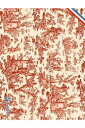 Sajou ポストカード 【CARTE POSTALE TISSU OFFRANDE MINIATURE ROUGE】 お礼状 案内状 葉書 フランス グリーティングカード フランス PAPE_CP_TIS_14A【予約】