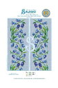SAJOU(サジュー) クロスステッチ刺しゅう手芸チャート 図案 【ホタルブクロ-GRILLE DE POINT DE CROIX CAMPANULES-】 フ...