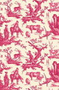 サジュー(SAJOU) ビニールコーティング加工生地 45x65cm 【COUPON DE TISSU ENDUIT PLAISIRS CAMPAGNE ROS...