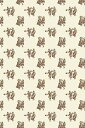 MAISON SAJOU ビニールコーティング加工生地 45x65cm 【COUPON DE TISSU ENDUIT ABREUVOIR MARRON 2】 ...