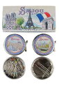 SAJOU(サジュー) ソーイング ティン缶2セット【BOÎTES DEUX BOÎTES MÉTAL PARIS AIGUILL...
