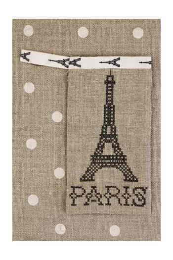 MAISON SAJOU（サジュー） クロスステッチ刺しゅうキット 【KIT POINT DE CROIX ÉTUI TOUR EIFFEL NOIRE】 輸入 上級者 KIT_PDC_ETUI_TE_03（予約）
