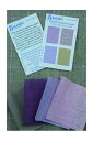 SAJOU ミニチュア 刺しゅう布セット 【COUPONS TOILE MINIATURES ASSORTIMENT VIOLET/MAUVES】 お店屋さん 手芸店 ドールハウス フランス製 輸入 雑貨 MP_TOIL_03 【予約】