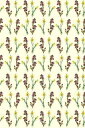 SAJOU(サジュー) 反物 コットン生地 140cm x 90 cm 【TISSU COTON EN 150 CM IRIS ET NARCISSES】 パッ...