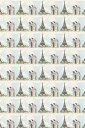 MAISON SAJOU（サジュー） OEKO-TEX エコテックス認定 生地 反物 コットン 140cm x 90 cm 【TISSU COTON EN 150 CM PARIS ET LA TOUR EIFFEL 1】 マスク パッチワーク ハンドメイド T_SAJ_M_150_PER_03B 【予約】