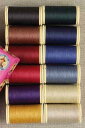 Sajou(サジュー) パッチワーク ミシン糸 ギフトボックス 12本セット 【PATCHWORK BOÎTE 12 BOBINES TONS FON...