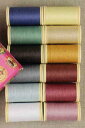 サジュー(Sajou) パッチワーク ミシン糸 ギフトボックス 12本セット 【PATCHWORK BOÎTE 12 BOBINES TONS