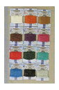 SAJOU ラメ糸 ポリエステル刺繍糸 10m ギフトボックス12巻セット 【FIL À BRODER TONKIN CARTE 1001 - NOI...