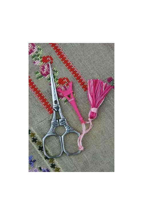 Sajou 手芸用ハサミ 【PAIRES DE CISEAUX TOUR EIFFEL CHROMÉS BRELOQUE ROSE】 フランス CIS_RED_TEF_CHRO_ROSEのサムネイル