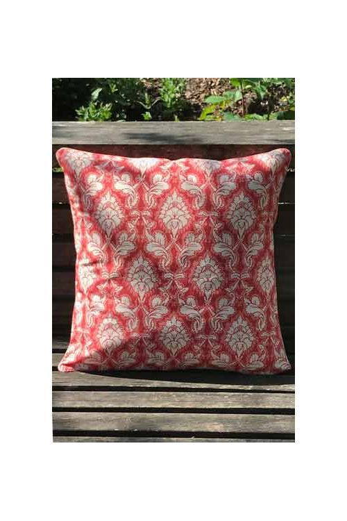 Sajou NbVJo[yHOUSSE COUSSIN 40 X 40CM DAMAS ROUGE 2 - _}XE[W - z tX CONF_COU_040_040_04A2 y\z