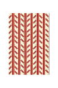 SAJOU プリント生地 45x65cm はぎれ 【COUPON TISSU PUR COTON DAMAS ROUGE 4】 カット済み フランス エコテック...