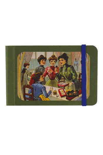 MAISON SAJOU(サジュー) メモ帳 メモ ゴムバンド付き ノート 【 Carnet ?lastique miniature Club de coutu...