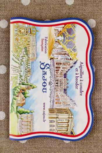 サジュー（Sajou）  POCHETTE &#192; L'ANCIENNE CONTENANT 40 AIGUILLES CH&#194;TEAU DE VERSAILLES 手芸 AIG_POC_040_V_CHATEAU 