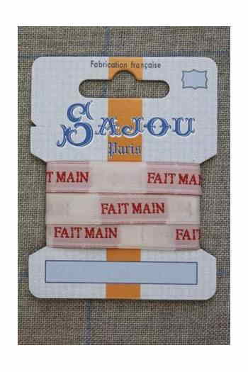 サジュー（Sajou） 手芸リボン 1m 洋裁 【13MM WOVEN RIBBON 