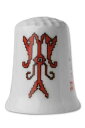Sajou ファインボーンチャイナ 「T」 シンブル 指貫 【DÉ DE COLLECTION PORCELAINE - POINT DE CROIX...