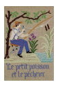 Sajou(サジュー) クロスステッチ刺繍チャート 図案 【FABLE JEAN DE LA FONTAINE LE PETIT POISSON ET LE P...