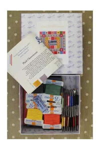 Sajou(サジュー)クロスステッチ・パッチワーク刺しゅうキット【PLAIDÀBRODERCHENONCEAUMUSÉESETPATRIMOINE】輸入上級者KIT_PDC_MUP_CHEN_17(予約)
