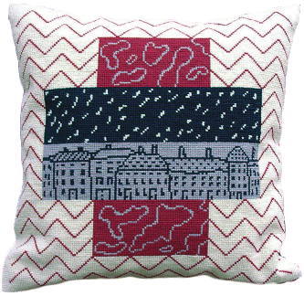 フレメ ST.Z. 住宅 / ウール キット Haandarbejdets Fremme デンマーク 北欧 ギルド 刺しゅう 海外 輸入 上級者 20-9846