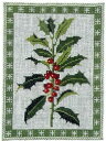 フレメ クロスステッチ刺繍キット 輸入 クリスマス Kristtorn セイヨウヒイラギ Haandarbejdets Fremme デンマーク 北欧 12B ...