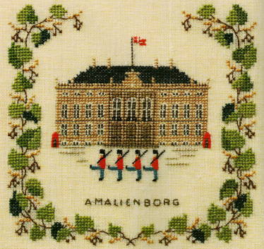 【DM便対応】フレメ Amalienborg アマリエンボー宮殿 12B クロスステッチ Haandarbejdets Fremme キット デンマーク 刺しゅう 北欧 ギルド HF 17-5135