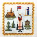 【DM便対応】フレメ Norge ノルウェー 10B クロスステッチ Haandarbejdets Fremme キット デンマーク 北欧 刺しゅう ギルド I...