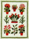 フレメ( Fremme ) クロスステッチ 刺しゅう キット 【 クリスマスの植物 】 輸入 Gerda Bengtsson デンマーク 北欧 上級者 30-6...