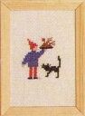 Haandarbejdets Fremme クロスステッチ刺繍キット 初心者 【クリスマスのガチョウ】 フレメ デンマーク 北欧 輸入 30-6355