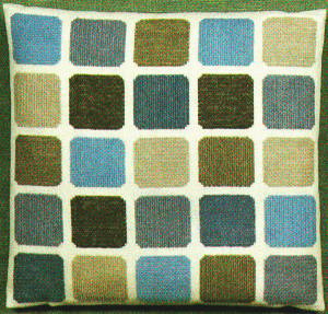 フレメ クロスステッチ 刺しゅう キット タイルのクッション Haandarbejdets Fremme デンマーク 北欧 海外 輸入 上級者 20-5643