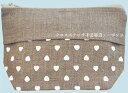 クロスステッチ刺繍ポーチ 輸入 ルボヌールデダム Le Bonheur des Dames 刺しゅう Trousse coeur blanc フランス TLC1...
