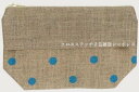 クロスステッチ刺繍ポーチ 輸入 ルボヌールデダム Le Bonheur des Dames 刺しゅう Trousse en lin avec impressio...