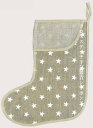 クロスステッチ刺繍クリスマスブーツ 輸入 ルボヌールデダム Le Bonheur des Dames 刺しゅう Botte aux etoiles blanch...