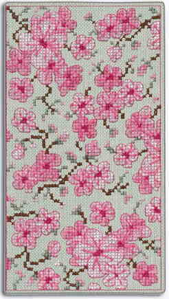 Le Bonheur des Dames（ルボヌールデダム） クロスステッチ キット 上級者 【 桜の眼鏡ケース 】 フランス 海外 輸入 3246