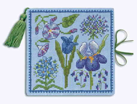 クロスステッチ キット 上級者 刺しゅう Le Bonheur des Dames 【 ?tui ? Aiguilles Fleurs Bleues 】 フランス 海外 輸入 3483