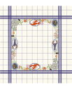 クロスステッチ刺繍キット 輸入 ルボヌールデダム Le Bonheur des Dames 刺しゅう 【 シーフードのテーブルクロス - Nappe Fruit...