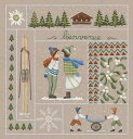 Le Bonheur des Dames(ルボヌールデダム)図案印刷済み 刺しゅうキット 手芸 【1月】 フランス 輸入 上級者 7701