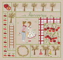 Le Bonheur des Dames(ルボヌールデダム)図案印刷済み 刺しゅうキット 手芸 【6月】 フランス 輸入 上級者 7706