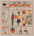 Le Bonheur des Dames(ルボヌールデダム)図案印刷済み 刺しゅうキット 【10月】 フランス 輸入 上級者 7710