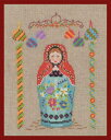 クロスステッチ刺繍キット 輸入 ル・ボヌール・デ・ダム Le Bonheur des Dames 刺しゅう Poupée russe matrio...
