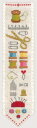 クロスステッチ刺繍キット 輸入 ル・ボヌール・デ・ダム Le Bonheur des Dames ブックマーク/クチュール Marque-page Coutur...