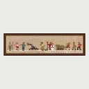 プチポワン刺繍キット ルボヌールデダム Le Bonheur des Dames 刺しゅう skiers スキーヤー フランス 上級者 3638