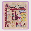 クロスステッチ刺繍キット ルボヌールデダム Le Bonheur des Dames 刺しゅう Welcome February 2月 フランス 上級者 265...
