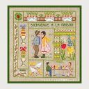 クロスステッチ刺繍キット ルボヌールデダム Le Bonheur des Dames 刺しゅう Welcome april 4月 フランス 上級者 2653