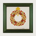 クロスステッチ刺繍キット ルボヌールデダム Le Bonheur des Dames 刺しゅう Autumn wreath 秋の花輪 フランス 上級者 1164