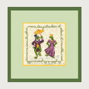 クロスステッチ刺繍キット ルボヌールデダム Le Bonheur des Dames 刺しゅう Mars frogs 3月のカエル フランス 初心者 2242(3)