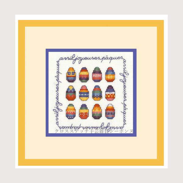 樂天商城 - クロスステッチ刺繍キット ルボヌールデダム Le Bonheur des Dames 刺しゅう April happy easter 4月のイースター フランス 初心者 2229