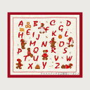クロスステッチ刺繍キット ルボヌールデダム Le Bonheur des Dames 刺しゅう Brown bear alphabet クマのアルファベット フ...