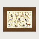 クロスステッチ プチポアン刺繍キット ルボヌールデダム Le Bonheur des Dames 刺しゅう Dog alphabet 犬のアルファベット フラン...